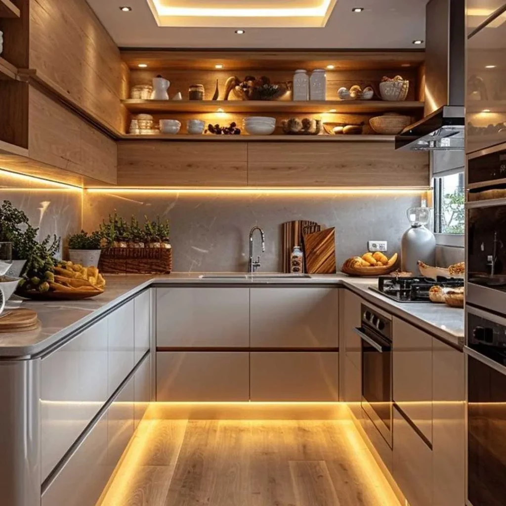    طراحی آشپزخانه به سبک به روز و باشکوه