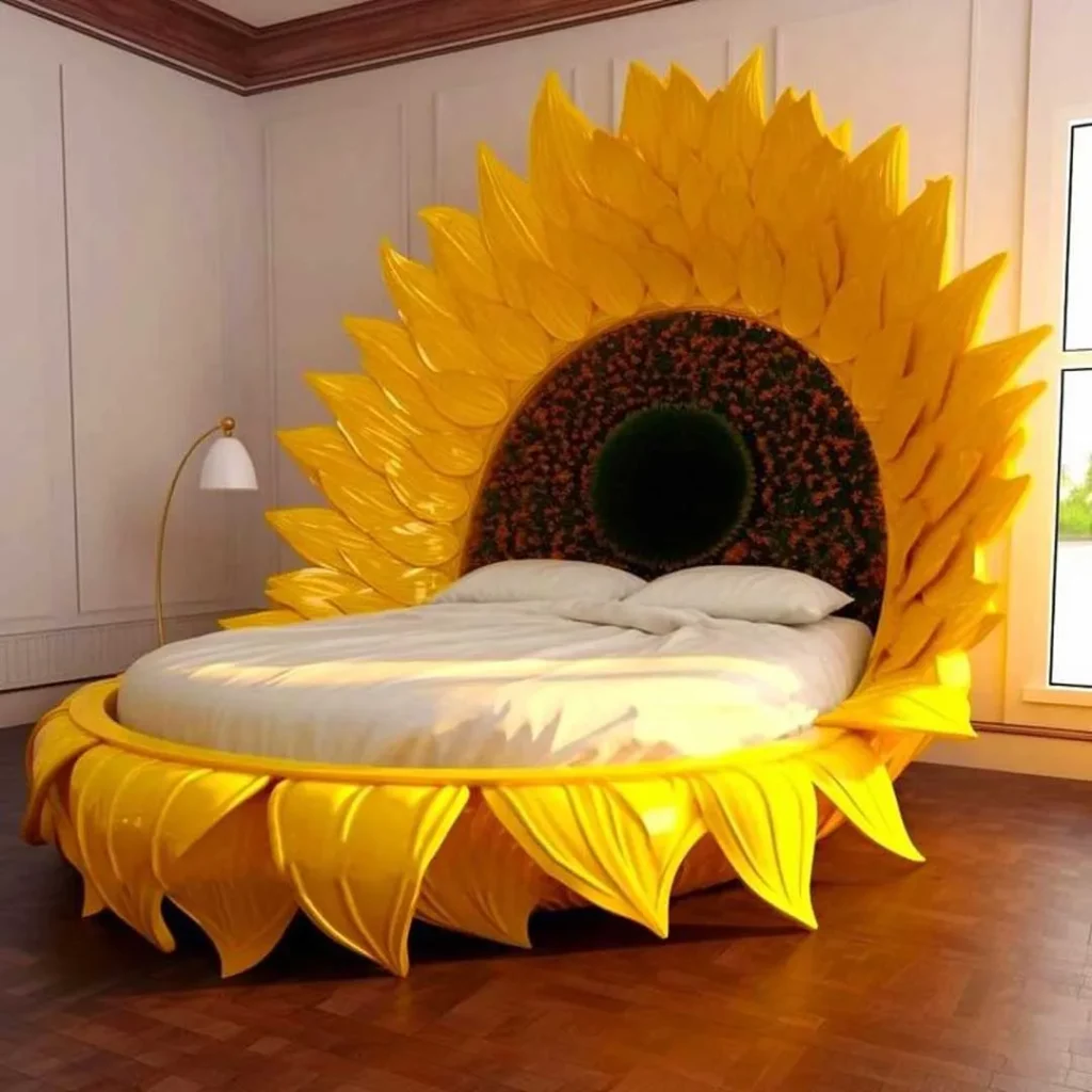 تخت با طرح مینیمال آفتابگردان
