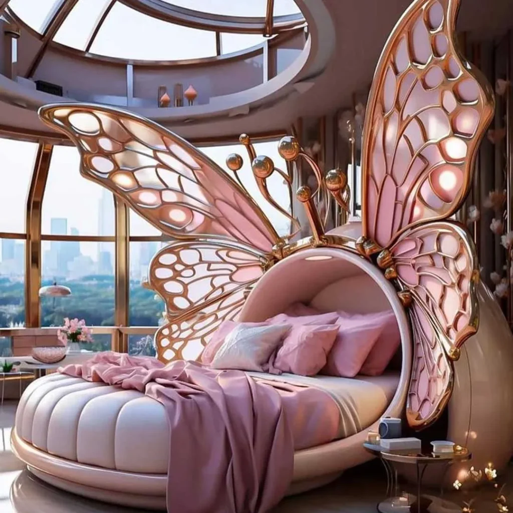 تختی با طرح مینیمال پروانه ای