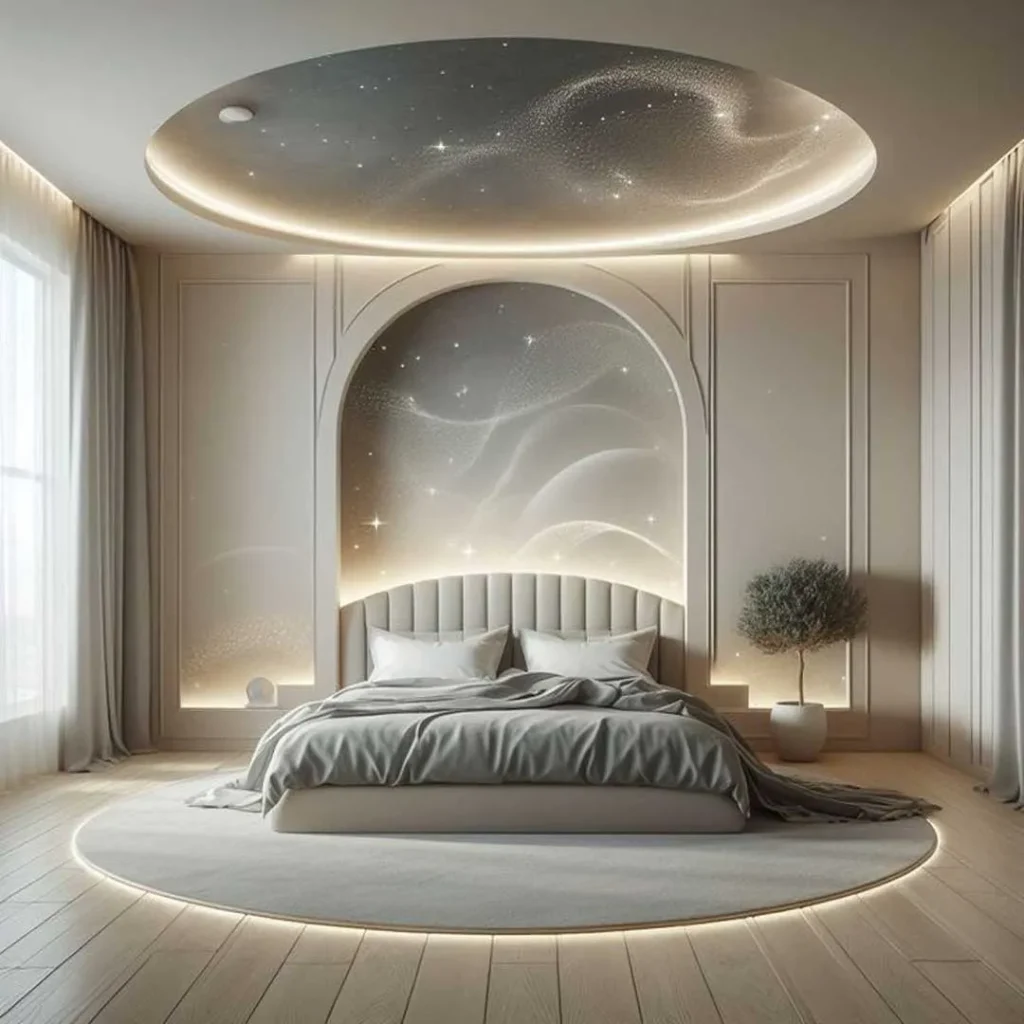 طراحی سقف اتاق خواب به روز و فوق العاده