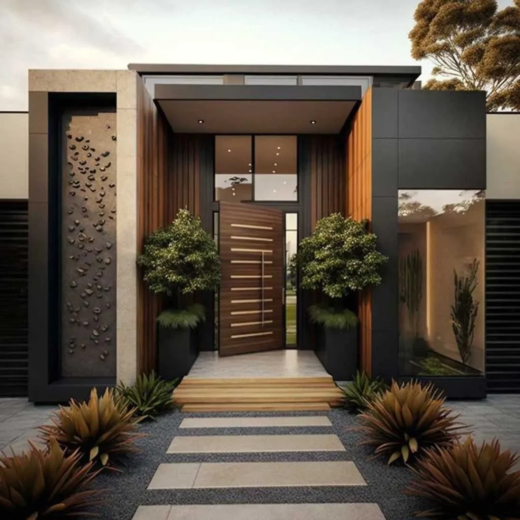 طراحی زیبای ورودی منزل