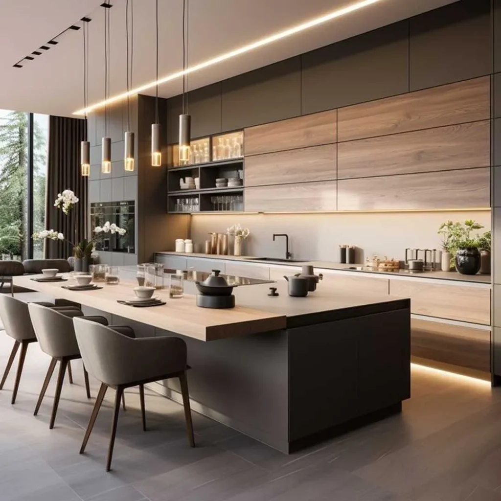 طراحی آشپزخانه مدرن و مینیمال