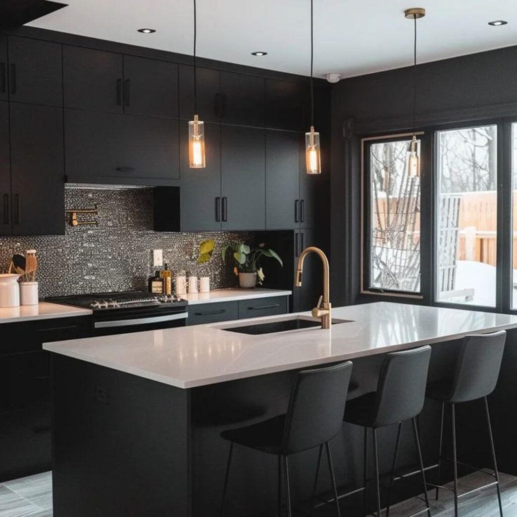 یک کابینت آشپزخانه مینیمالیستی طراحی کنید