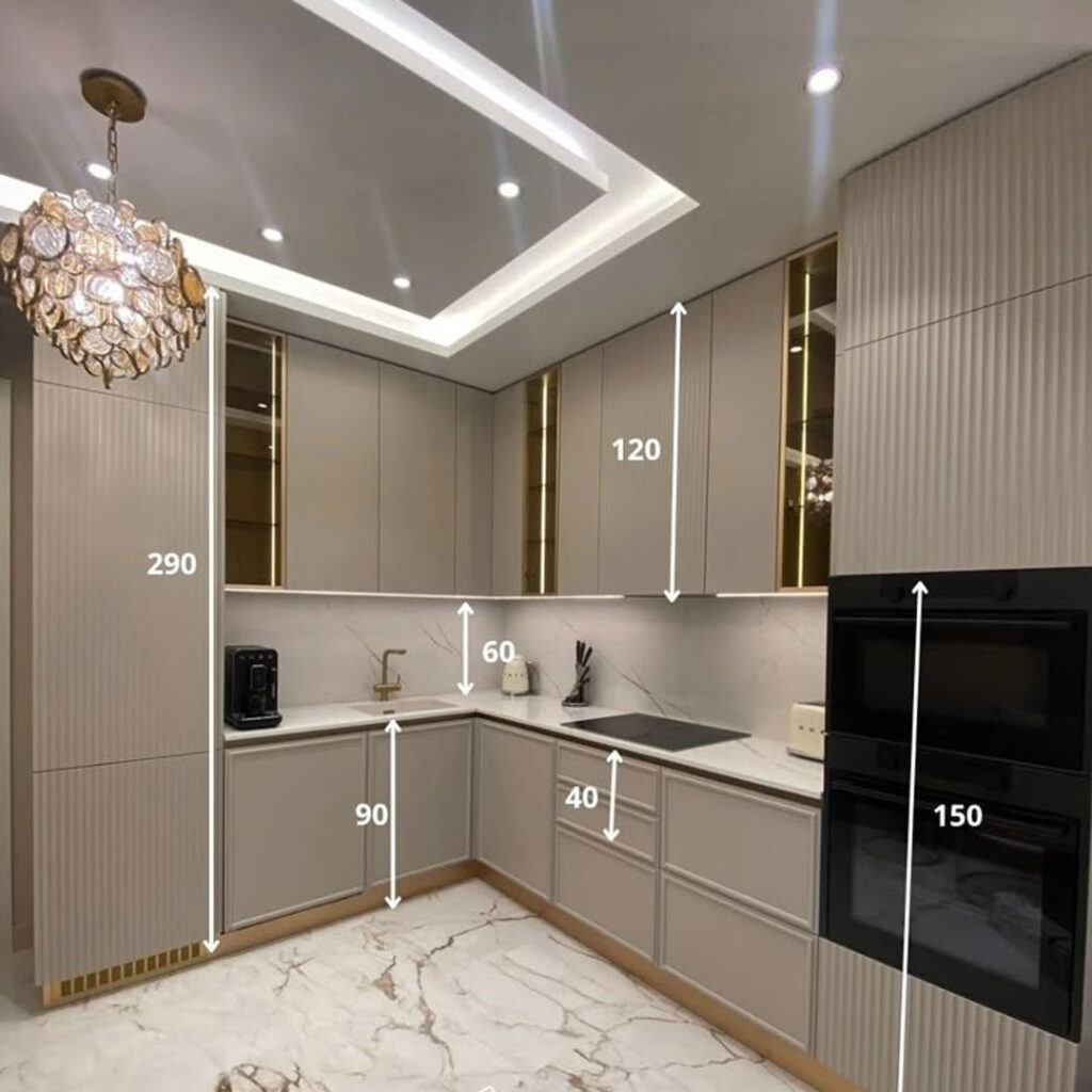 یک طراحی زیبا آشپزخانه