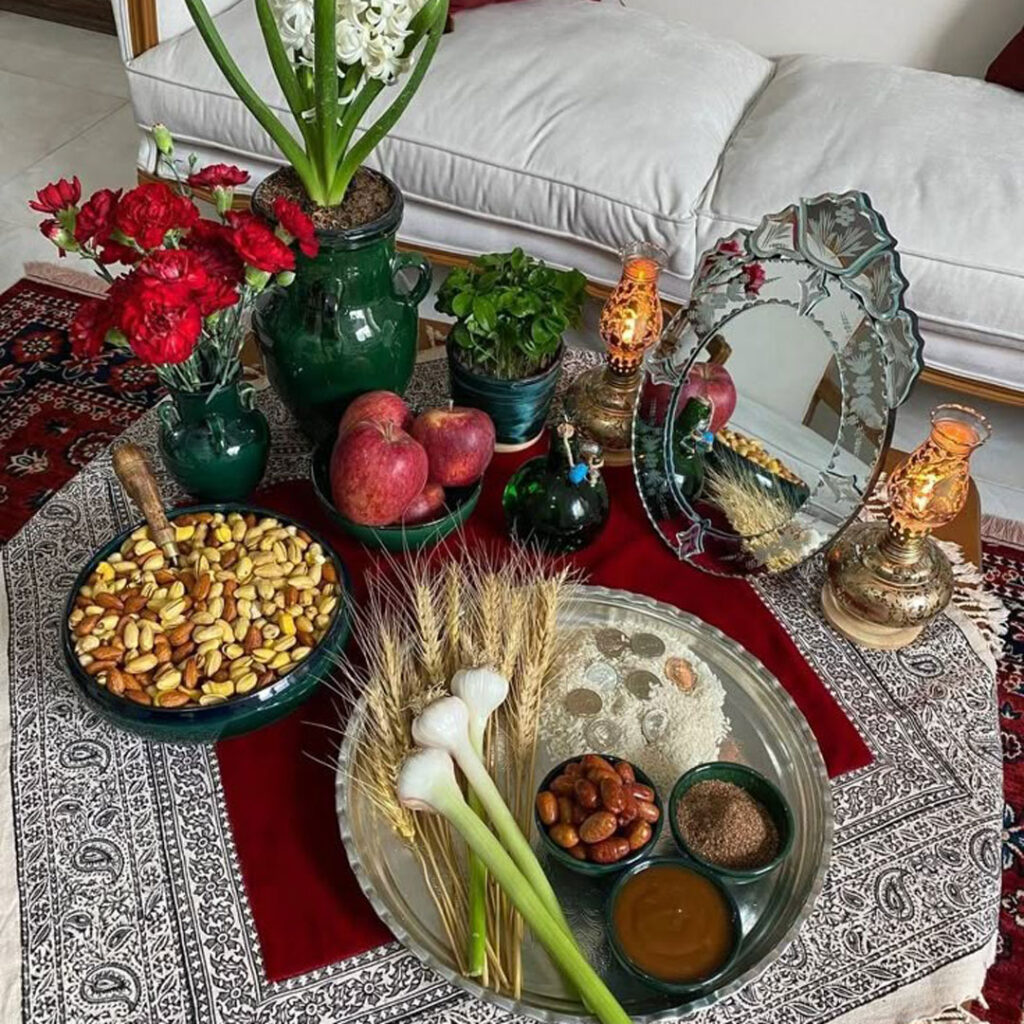 زیباترین طرح میز Haft -Sin