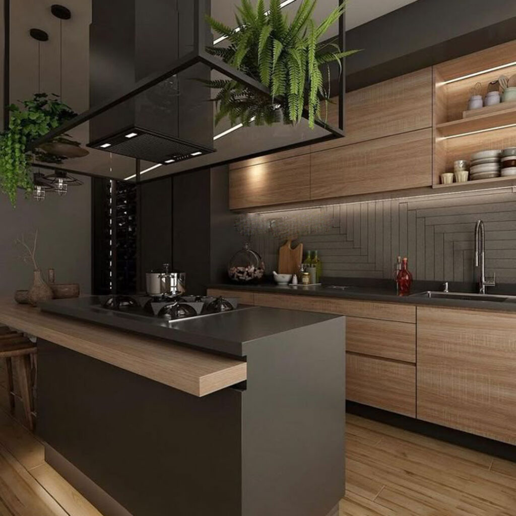طراحی کابینت آشپزخانه فانتزی