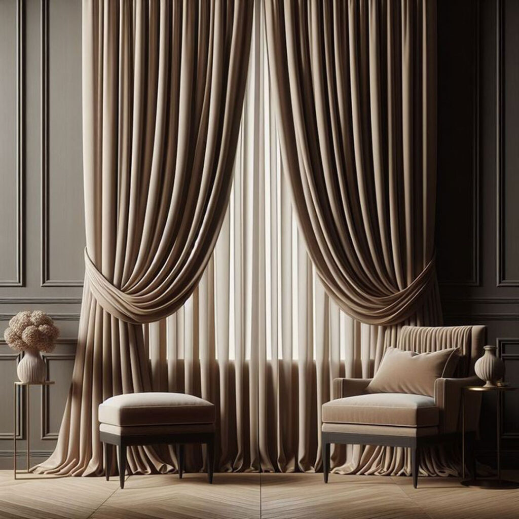 طراحی پرده فانتزی
