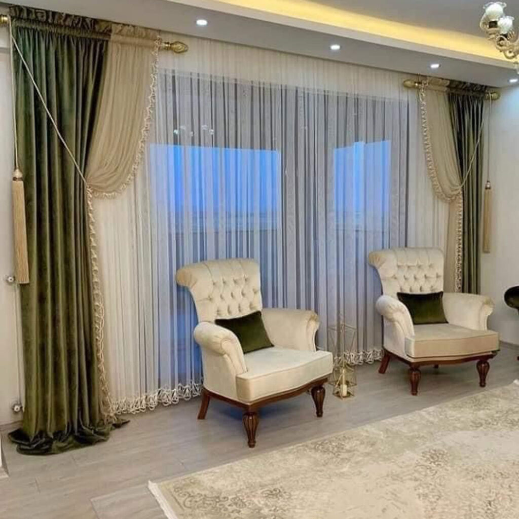 یک طرح پرده زیبا