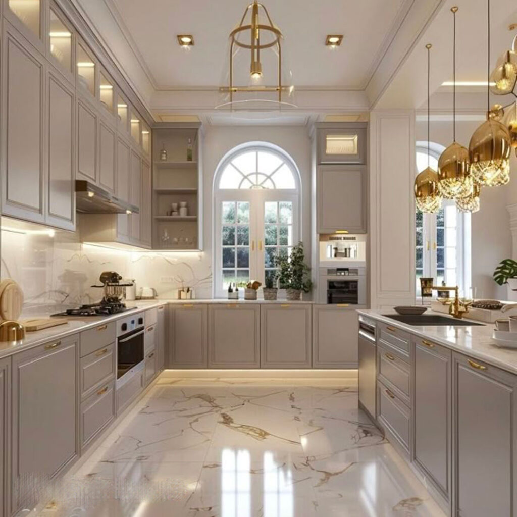 طراحی کابینت های آشپزخانه لوکس