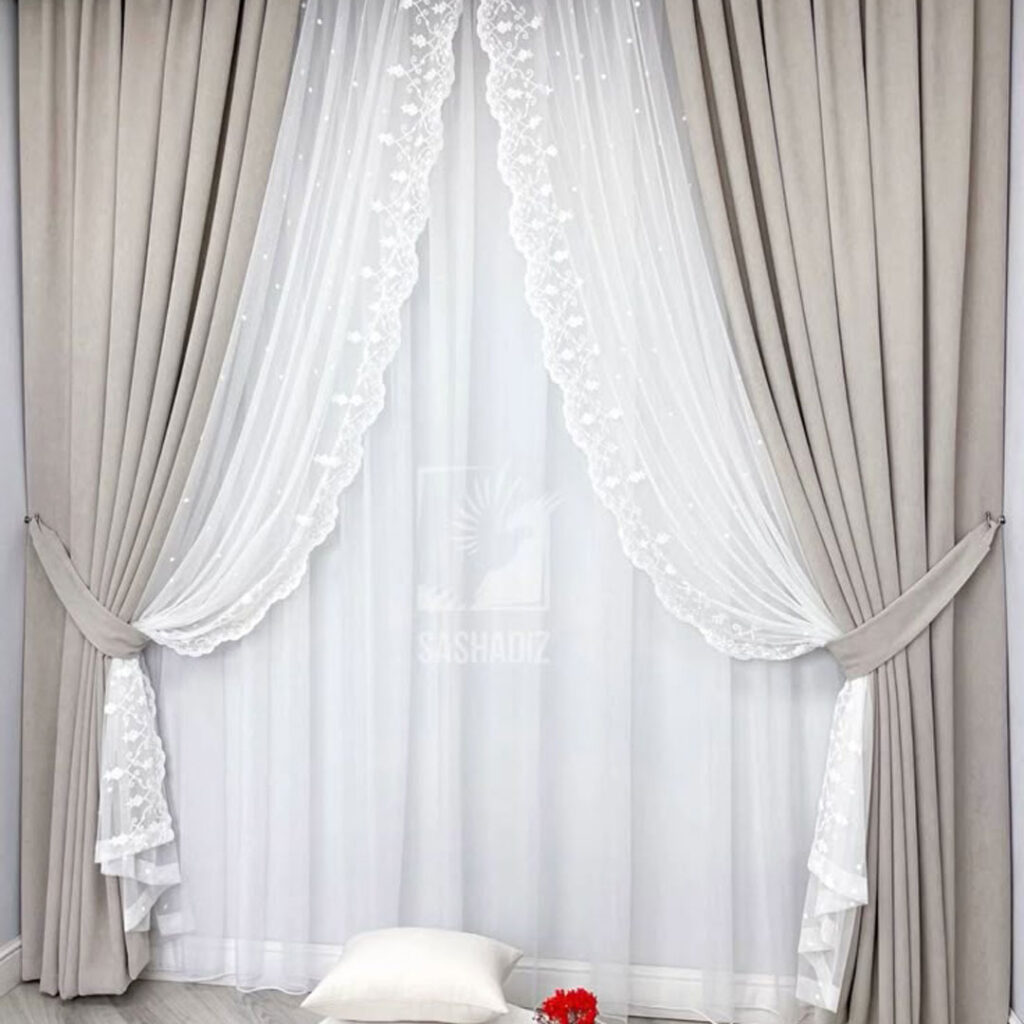یک طرح پرده زیبا