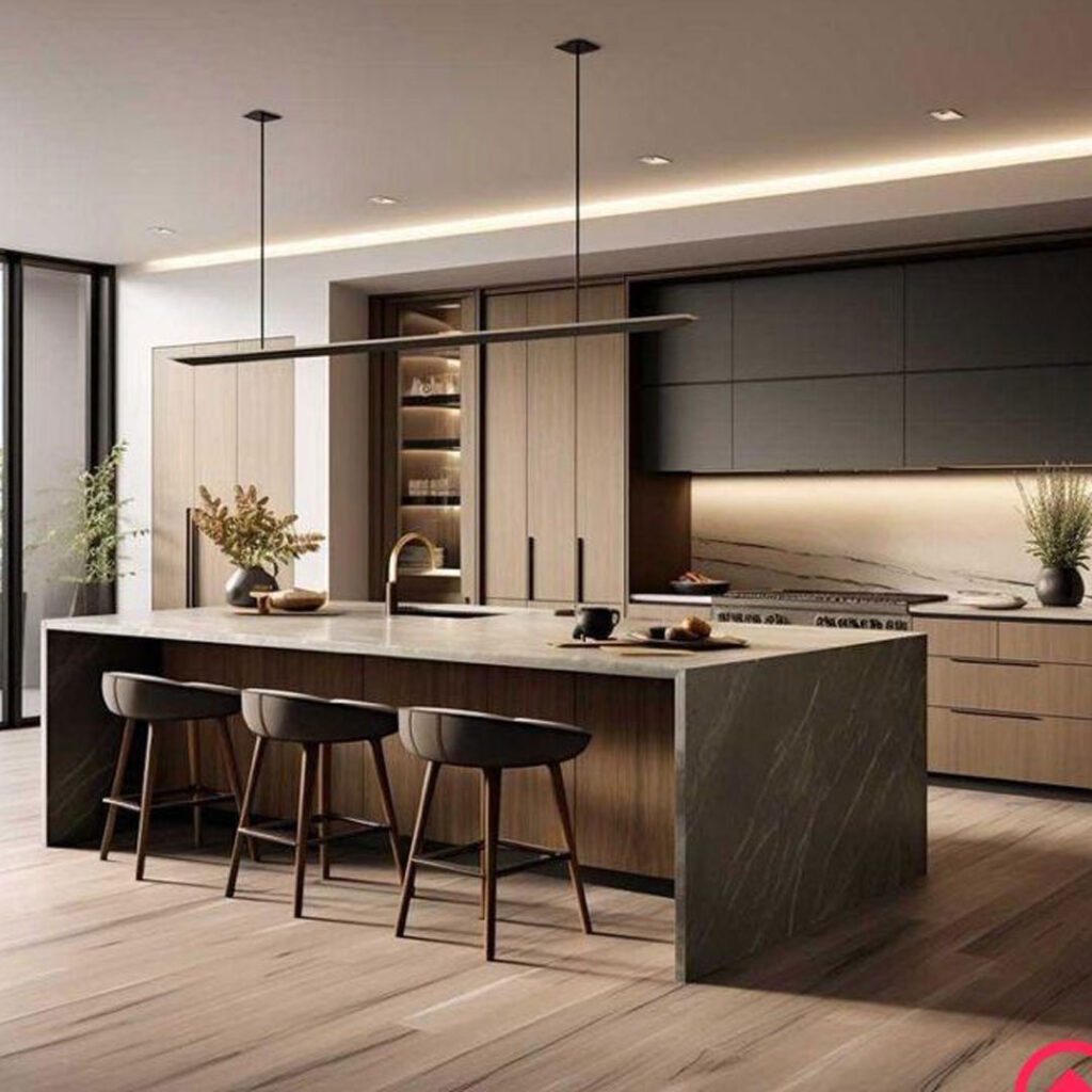 کابینت آشپزخانه فانتزی سبک ژاپنی