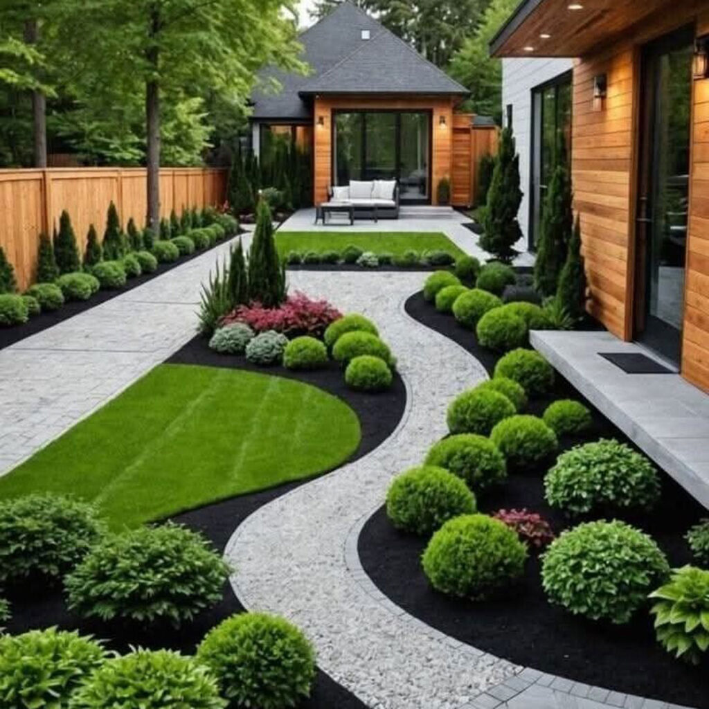 طراحی ویژه ای از حیاط