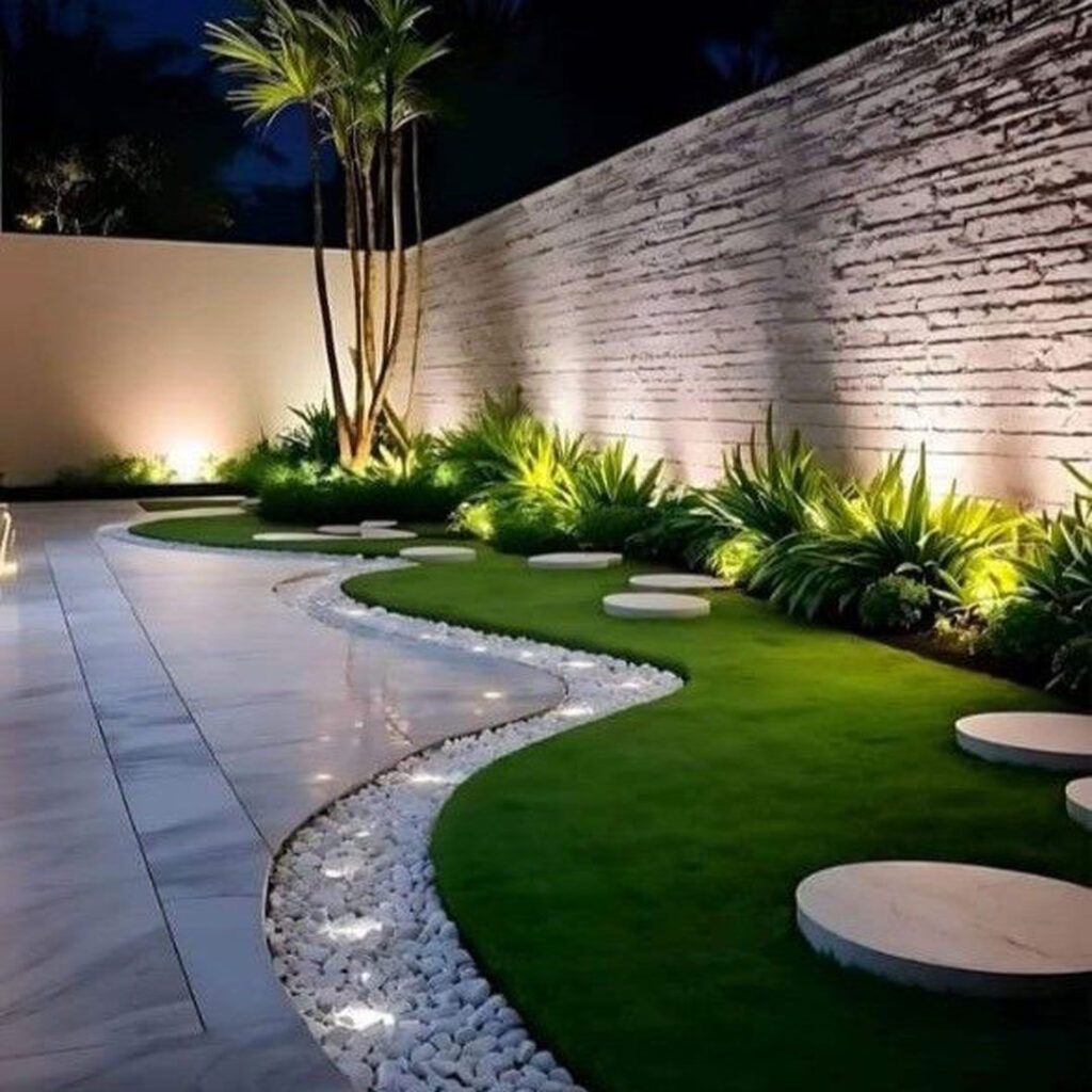 زیباترین طراحی حیاط