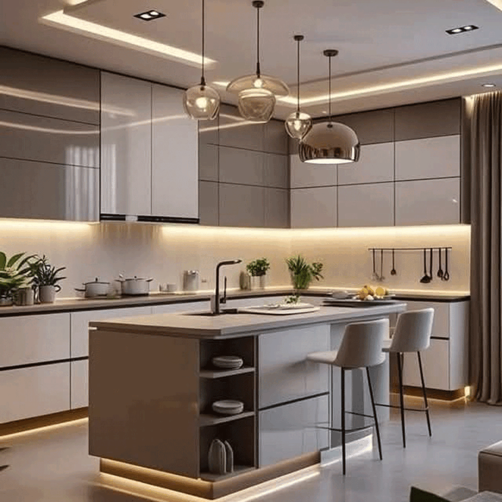 زیباترین طراحی کابینت آشپزخانه
