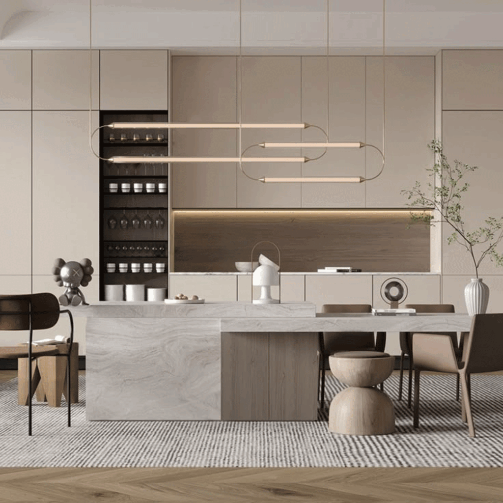 طراحی حداقل کابینت آشپزخانه