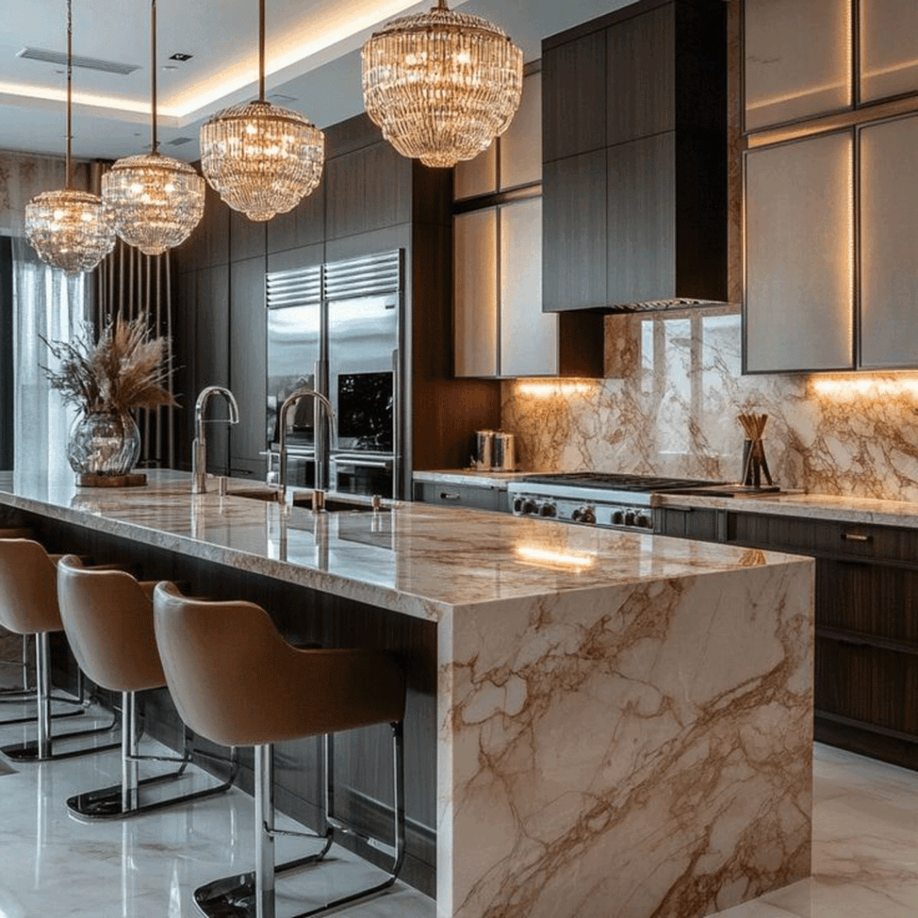 طراحی کابینت های آشپزخانه لوکس