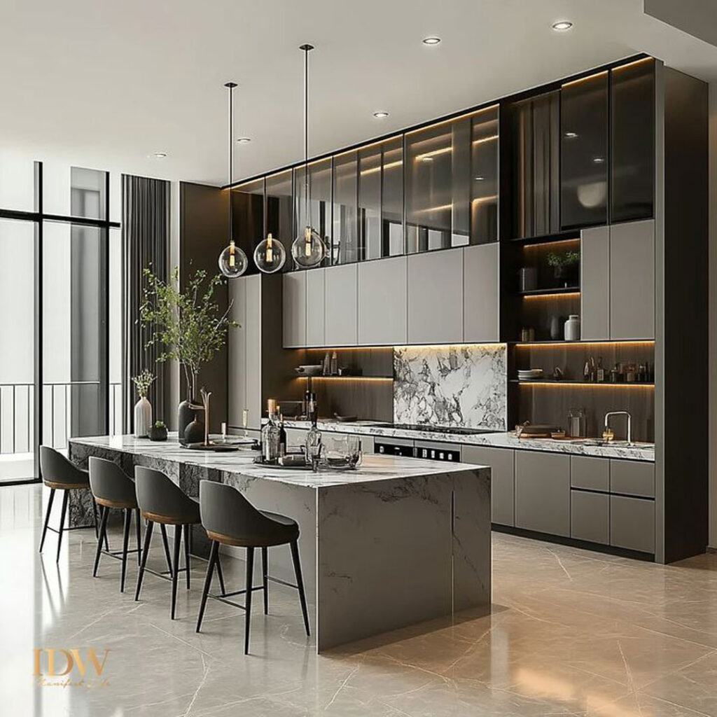 طراحی کابینت های تزئینی آشپزخانه